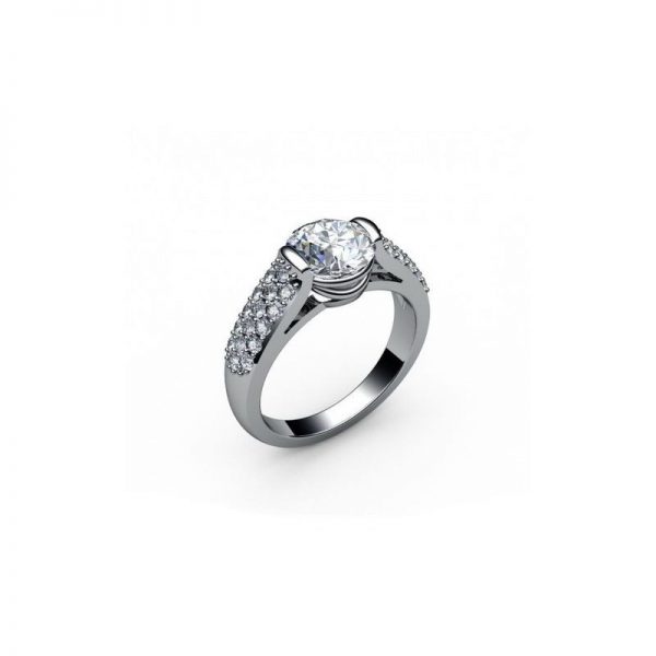 Exkluzívny zásnubný prsteň s diamantom 1.00 ct,