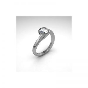 Exkluzívny zásnubný prsteň s diamantom 1.00 ct