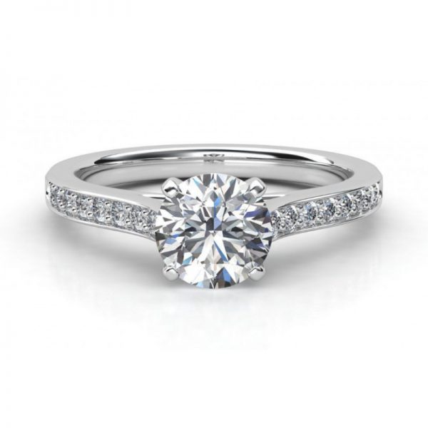 Zásnubný prsteň s diamantom